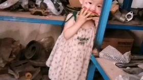 人类幼崽另类吃瓜视频,萌态十足，揭秘萌娃美食新风尚